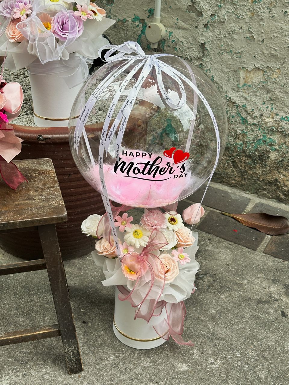 Hot Air Balloon Flower Box