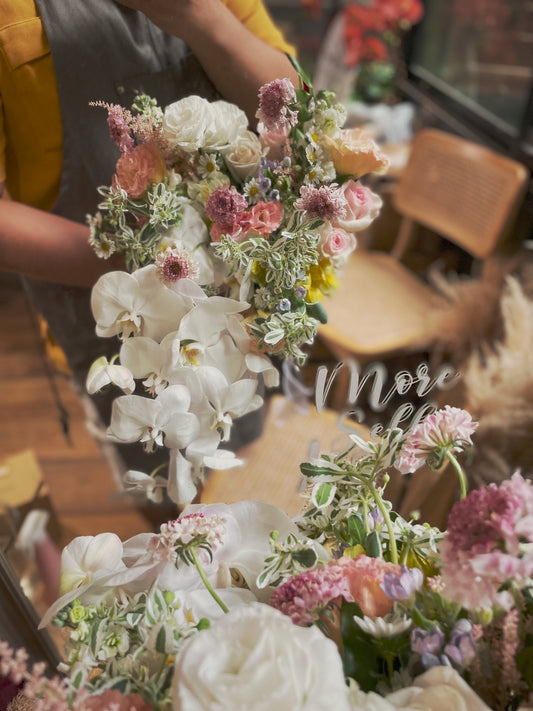 Cascading Phalaenopsis Bridal Bouquet