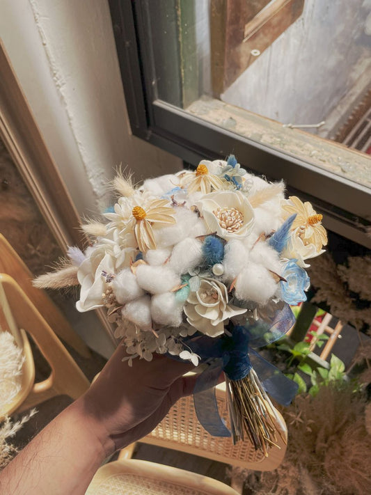 Dusty Blue Preserved Bouquet